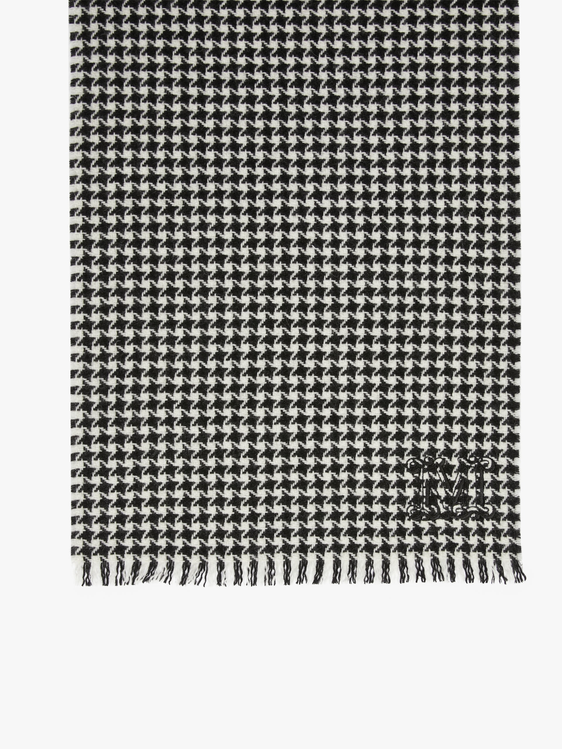 WSSTOLA Houndstooth cashmere scarf - 1