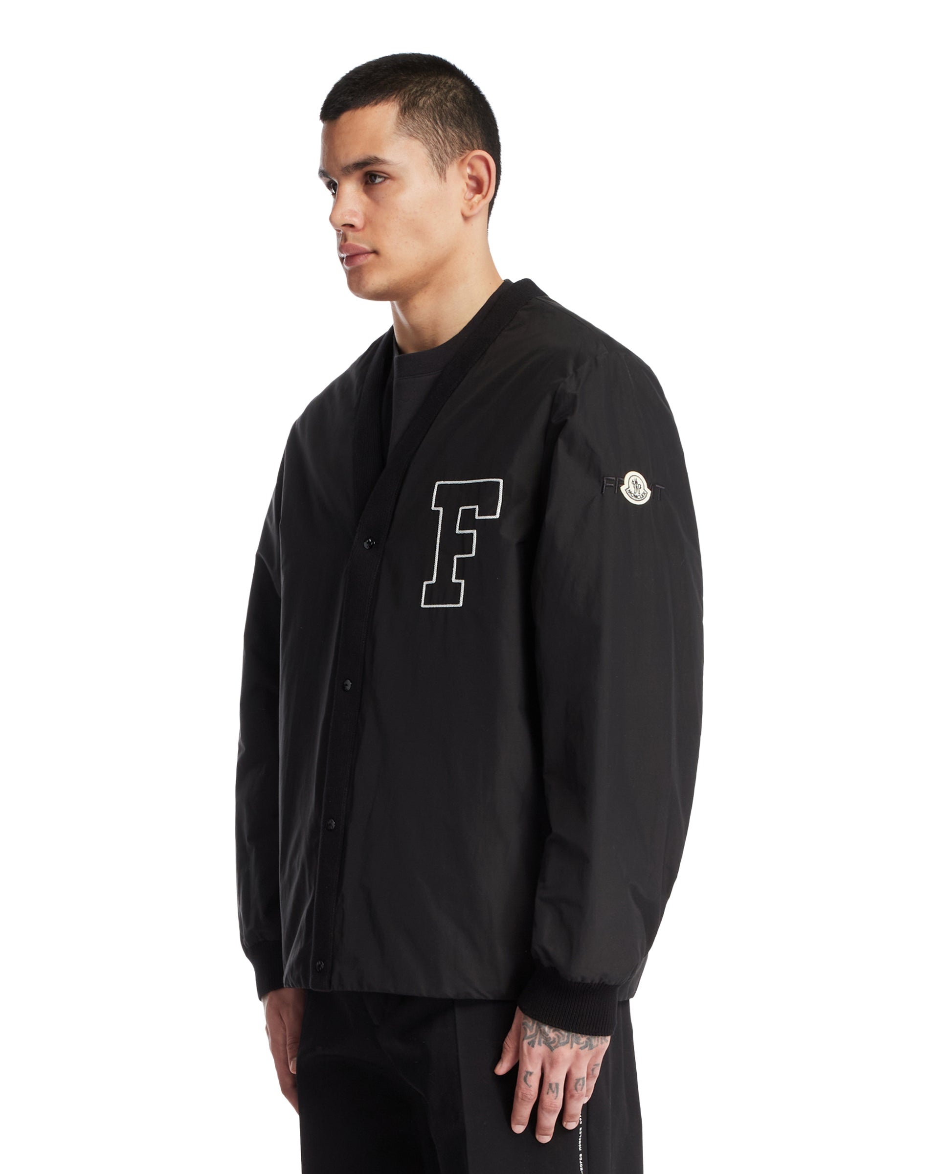 Moncler Genius x FRGMT Black Padded Cardigan - 4