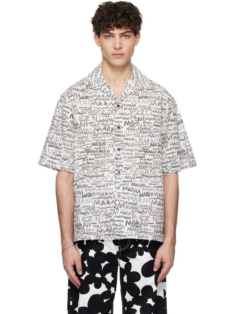 White Pencil Logo Shirt 1