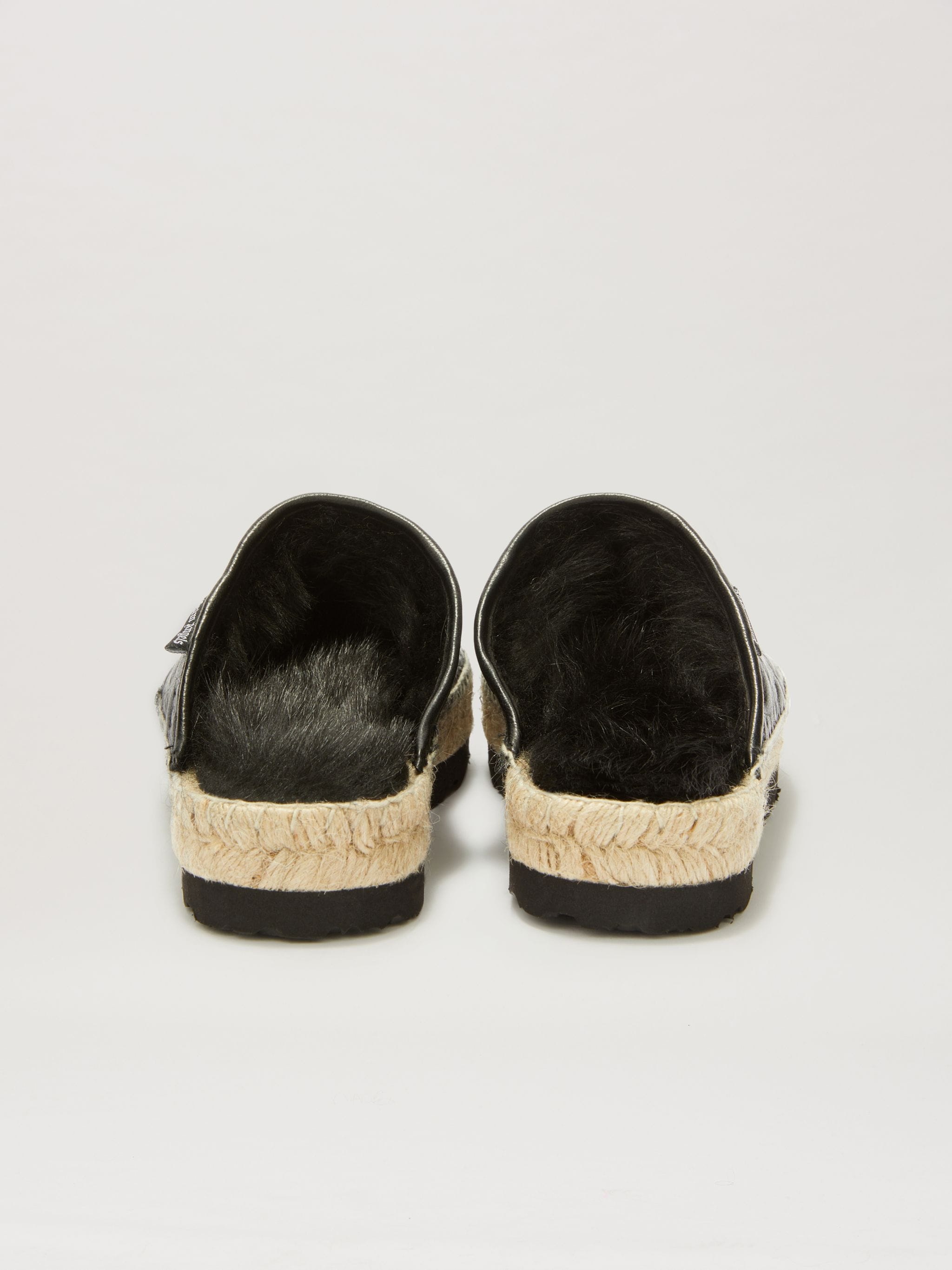 Quilted Palms Rope Sole Mule - 3