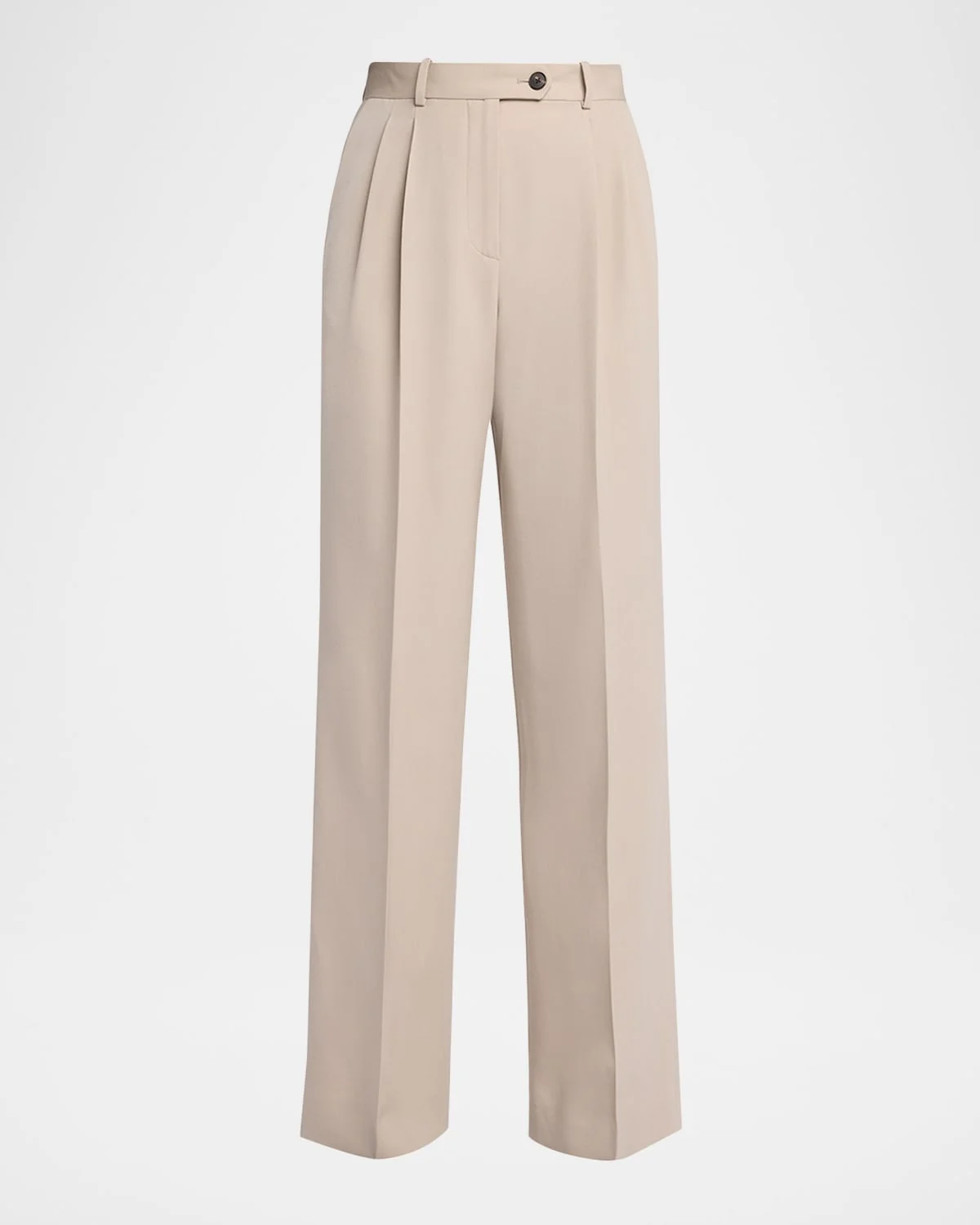 Virgil Double-Pleated Straight-Leg Pants - 1