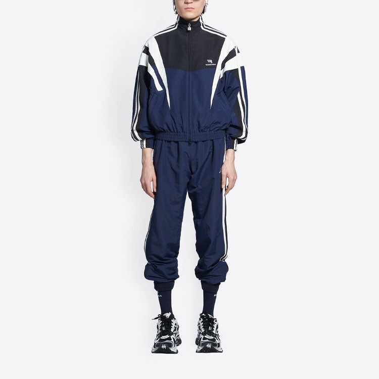 Balenciaga Sporty B Tracksuit Pants 'Indigo Black White' 681254TKO484063 - 3