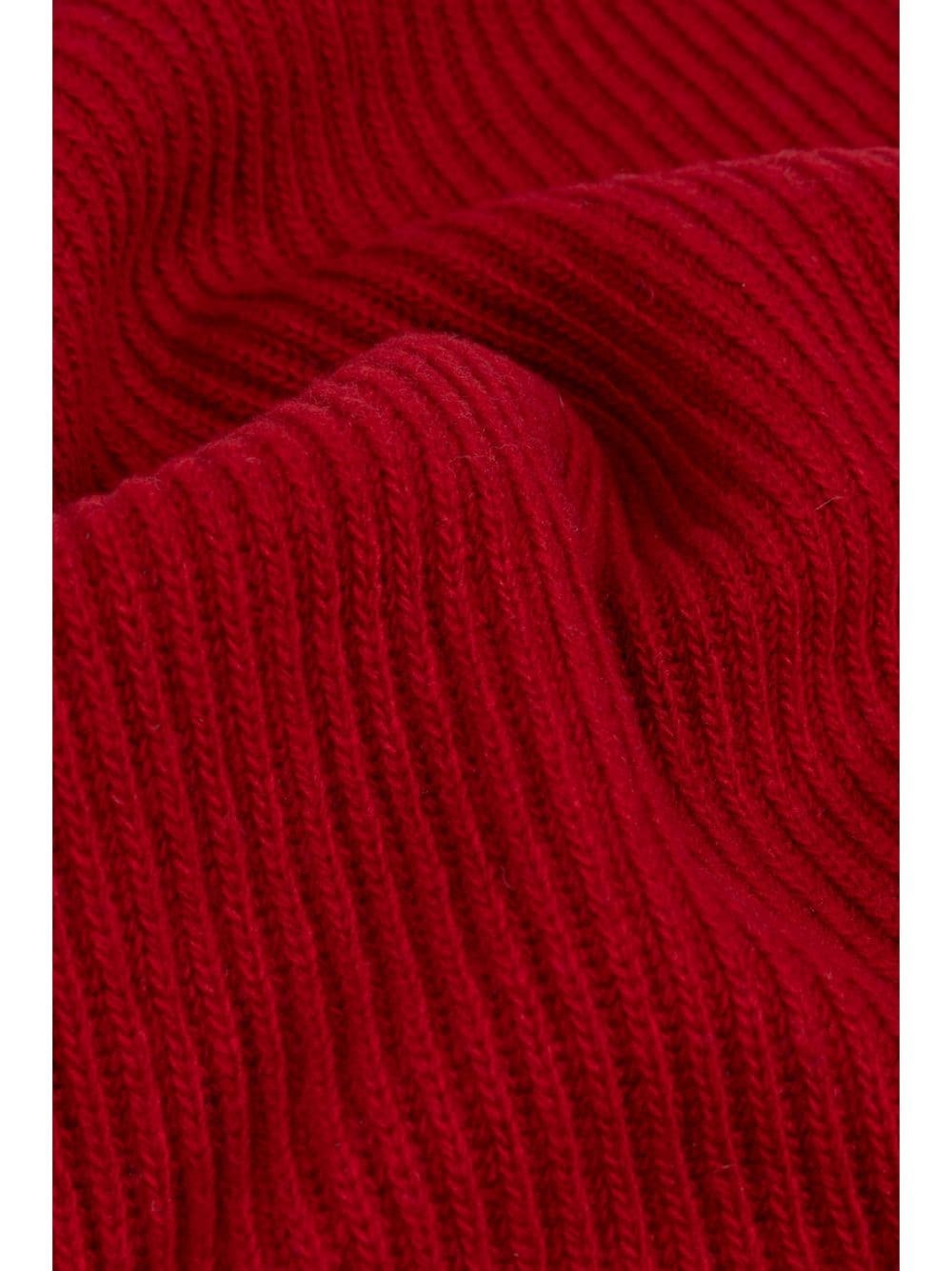 ribbed-knit scarf - 5