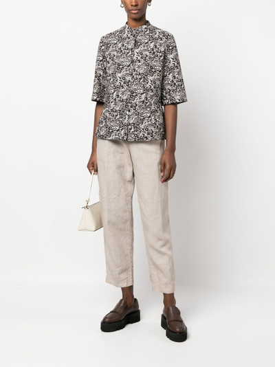 Aspesi all-over print half sleeve shirt outlook