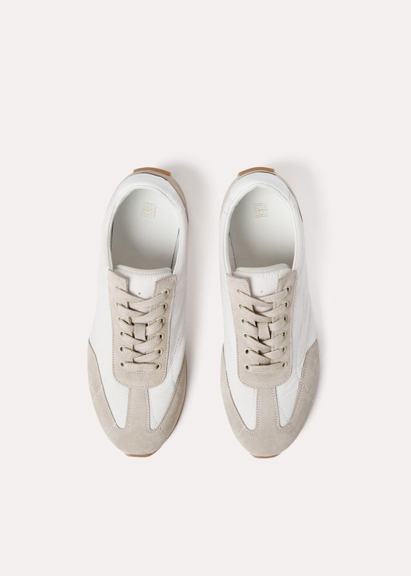 Totême The Sport Sneaker light grey outlook