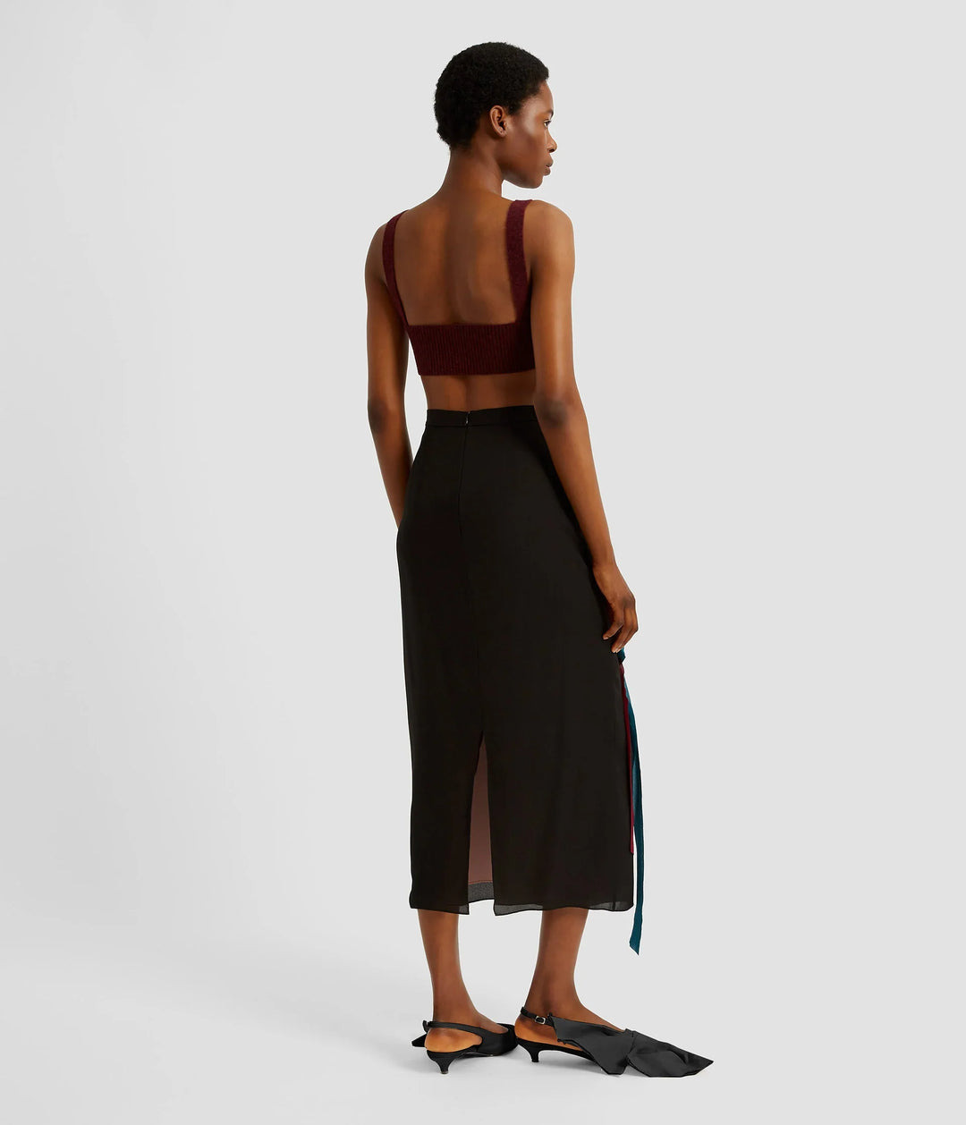 Pencil Midi Skirt - 3