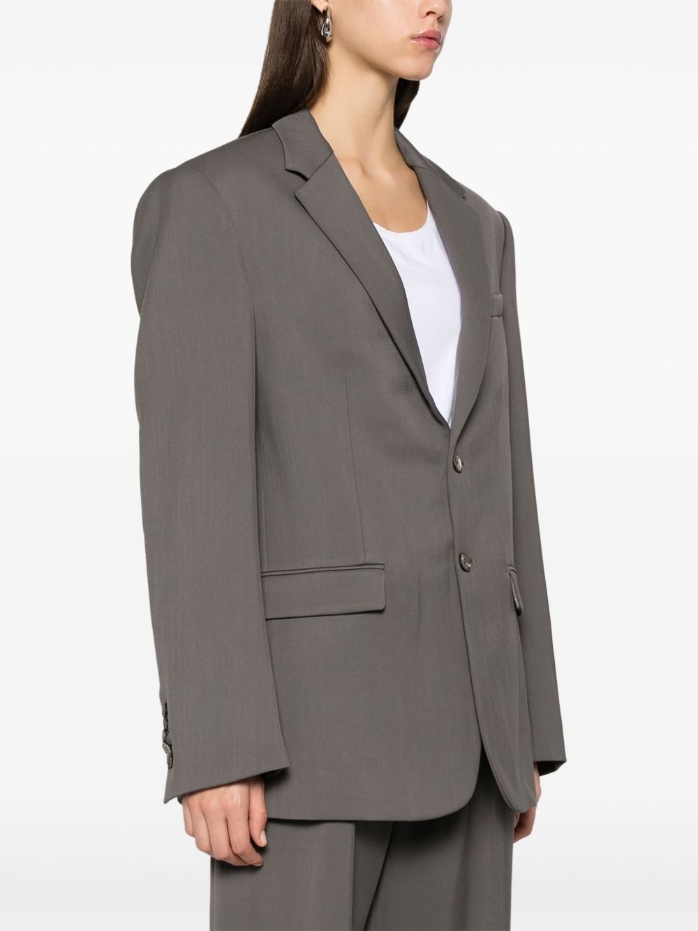 single-breasted blazer - 3