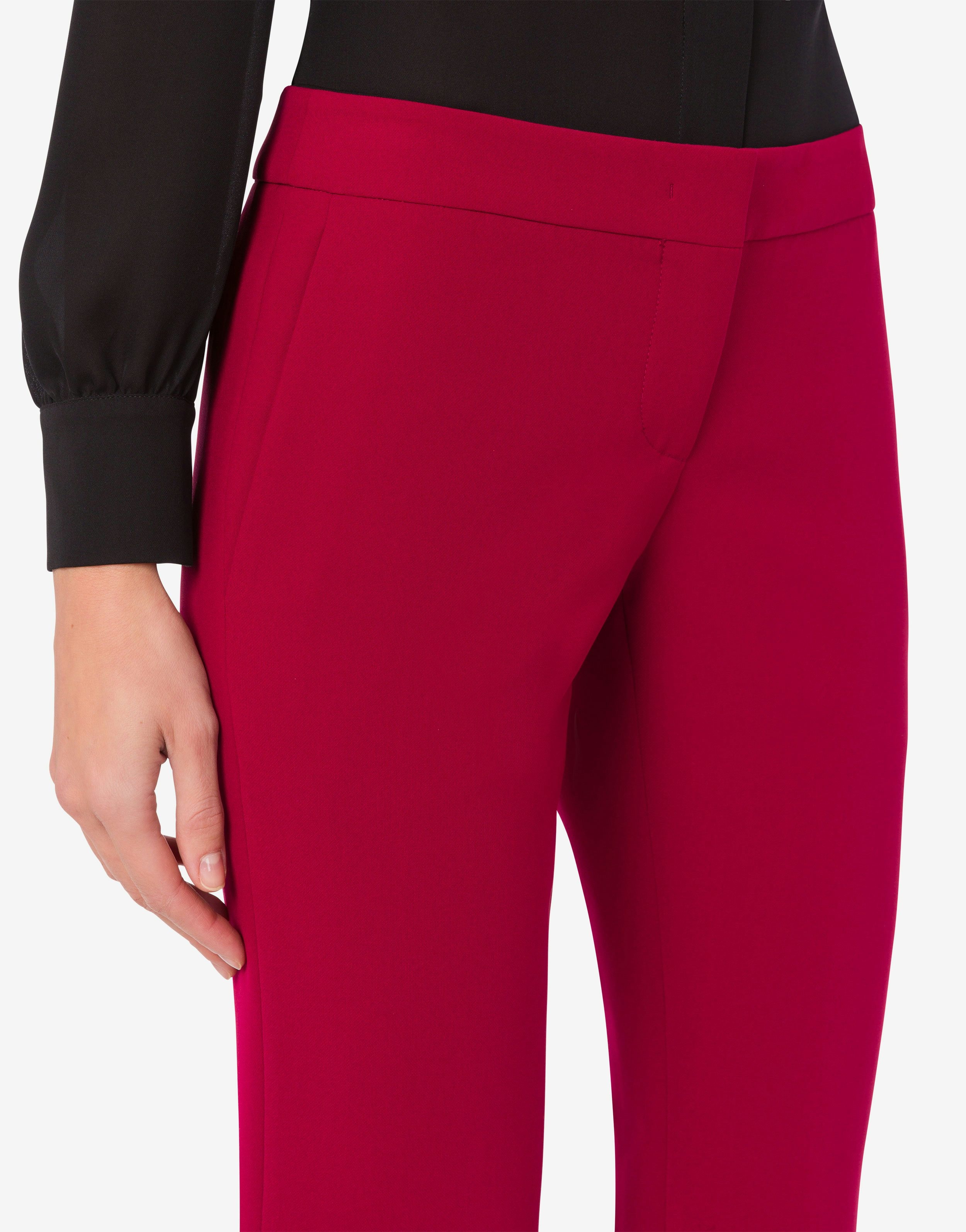 CRÊPE FLARED TROUSERS - 4