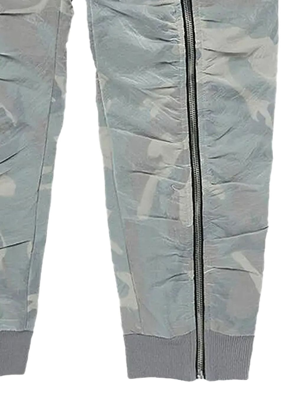 zip-detail straight-leg trousers - 2