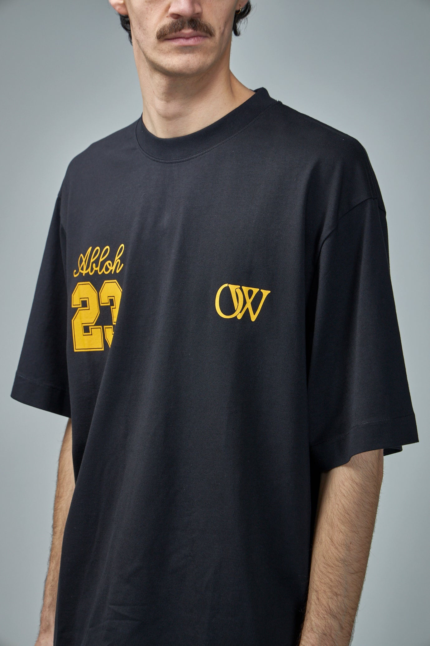 Tシャツ・カットソー Off-White OMAA120S24JER008 OW 23 SKATE S/S TEE T-shirt Off-White Ow 23 Skate S/s Tee | REVERSIBLE