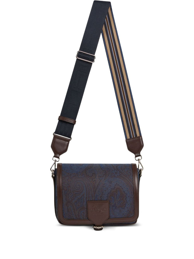paisley-jacquard shoulder bag 1