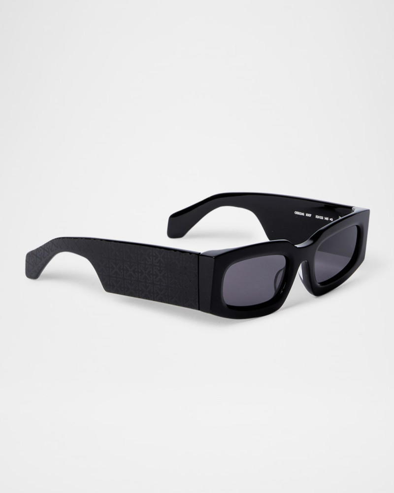 Off-White Men's Cary Acetate Rectangle Sunglasses outlook