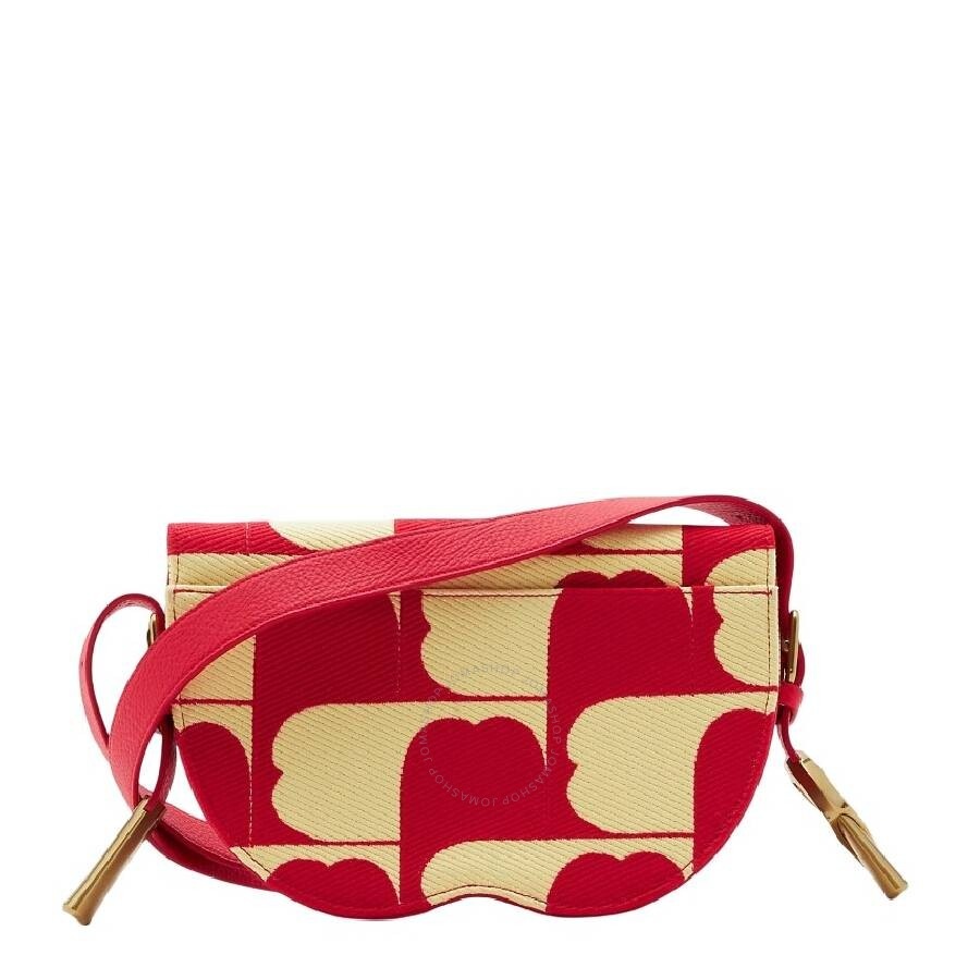 Burberry Embroidered B Design Chess Satchel Crossbody Bag - 2