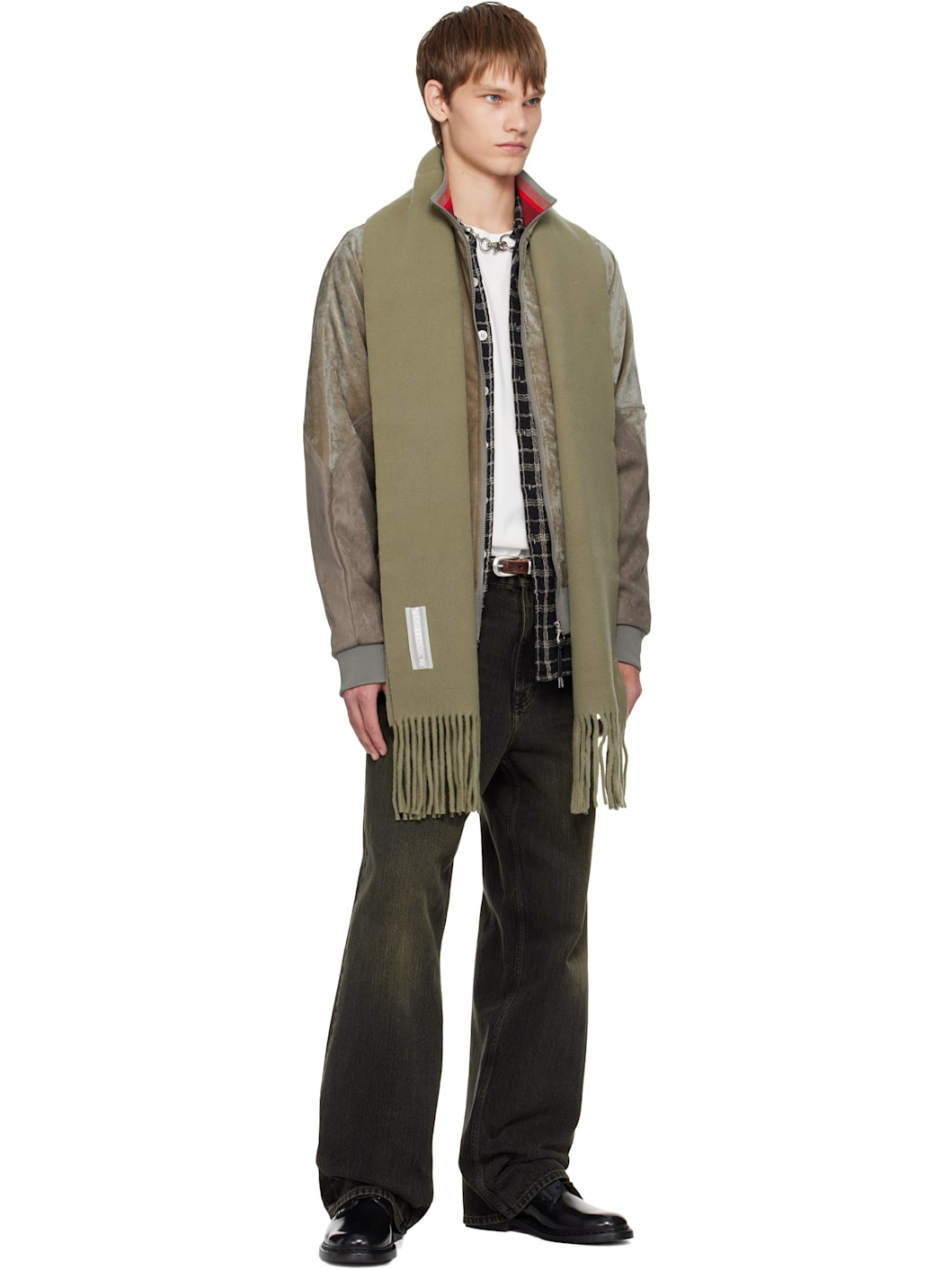 Khaki Estate Scarf - 3