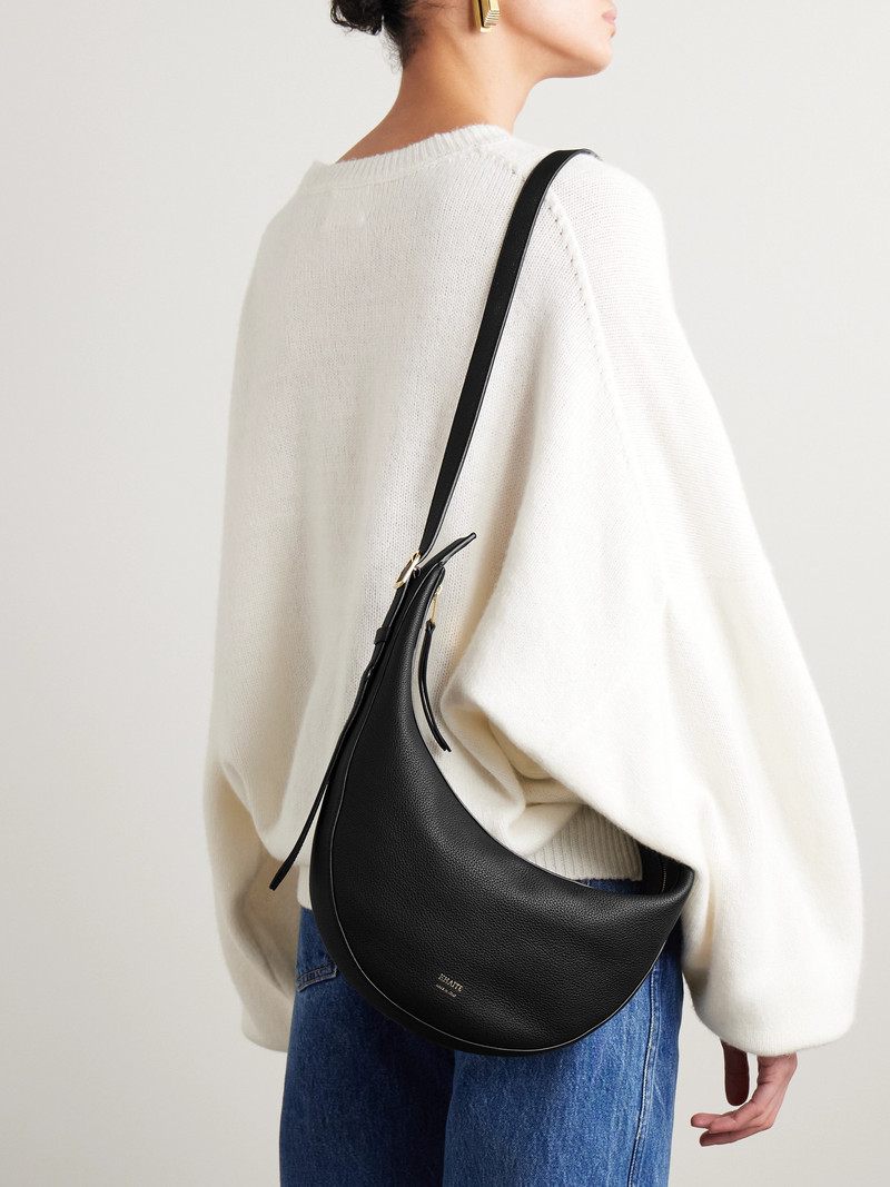 KHAITE Augustina Small Textured-leather Shoulder Bag outlook