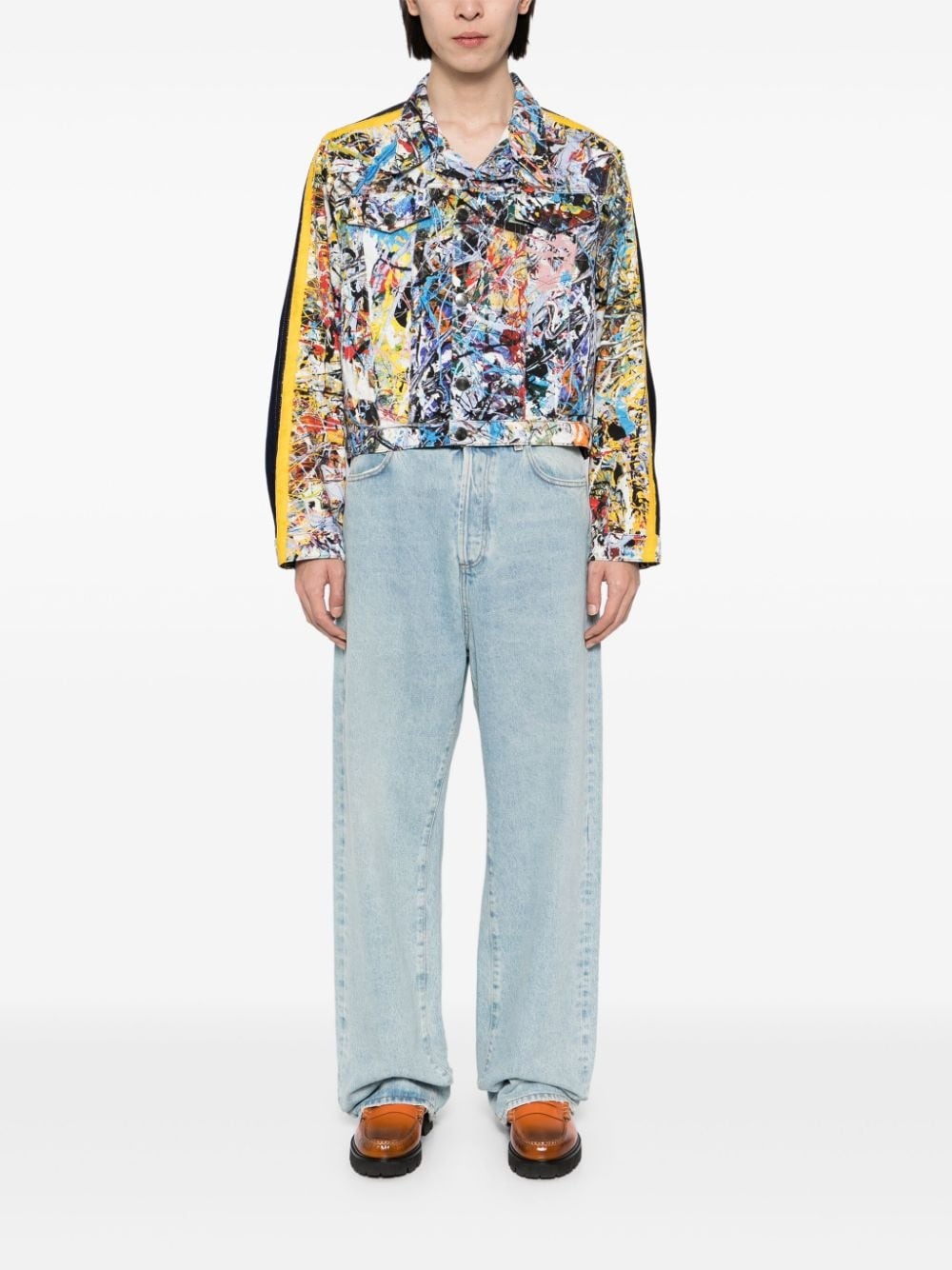 art denim jacket - 2
