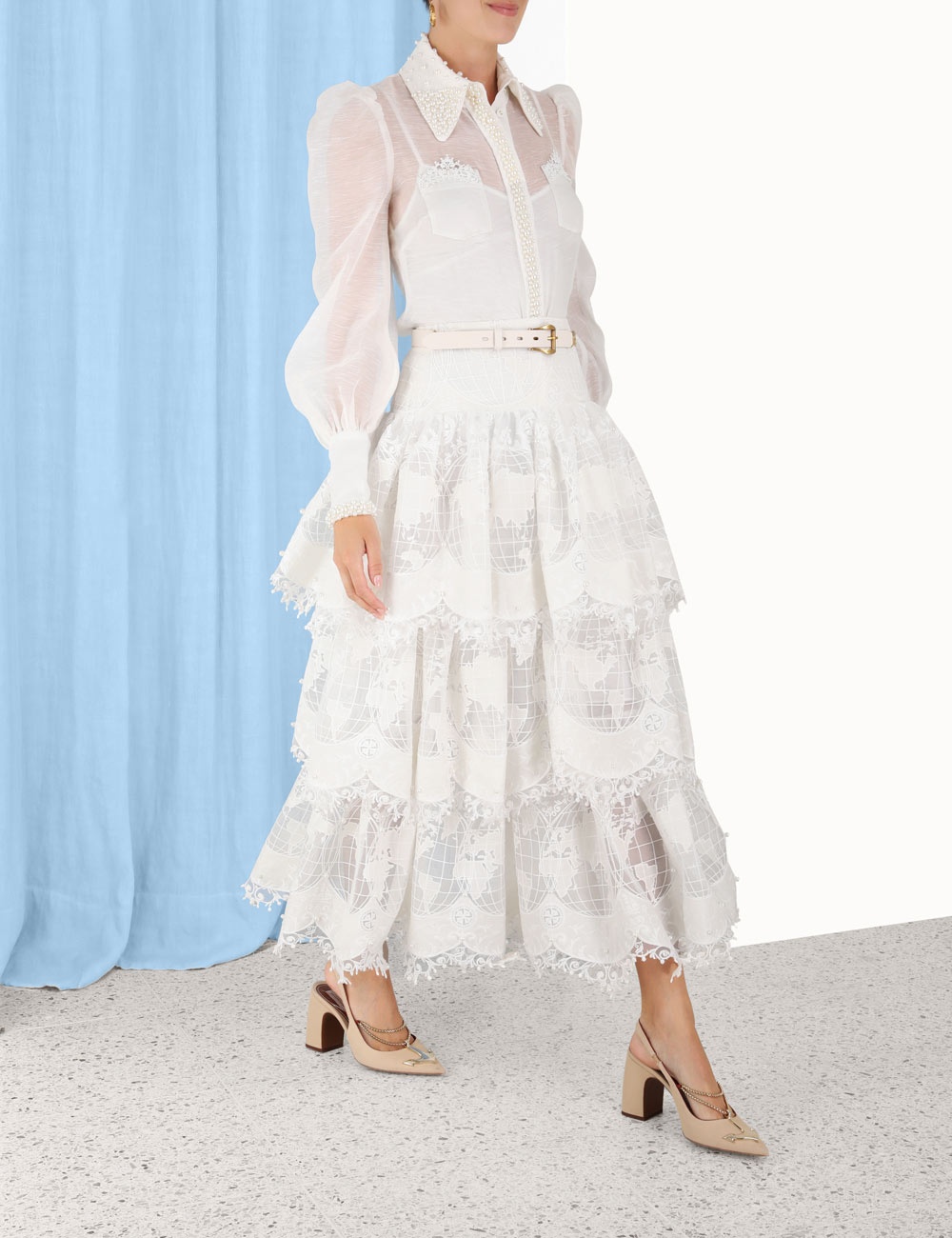 HIGH TIDE EMBROIDERED SKIRT - 3