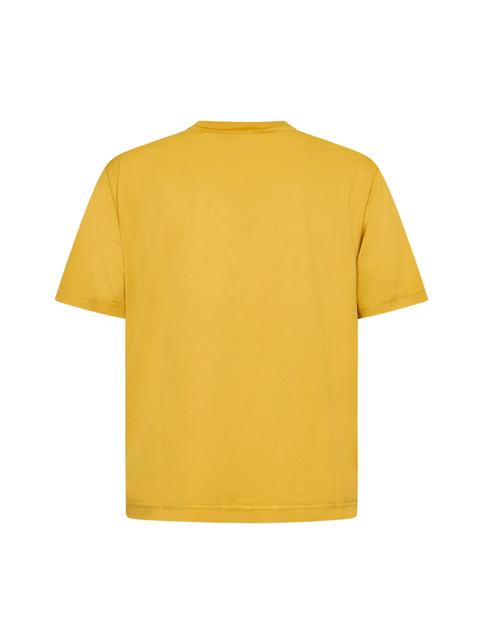 Palm Angels Men Yellow Neon Logo T-Shirt - 2