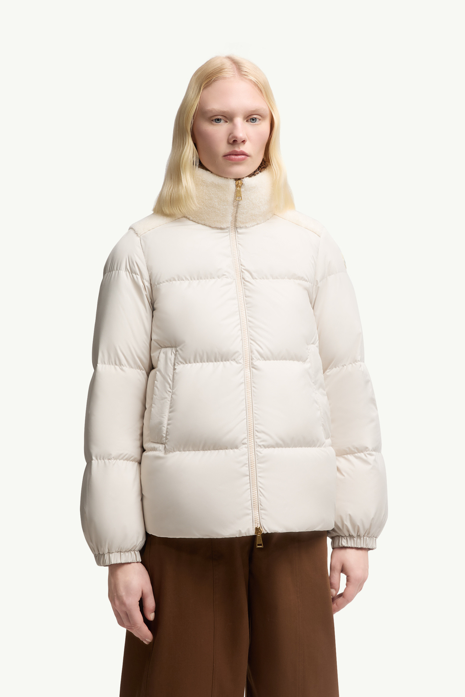 Esnaie Teddy-Trimmed Short Down Jaket - 3
