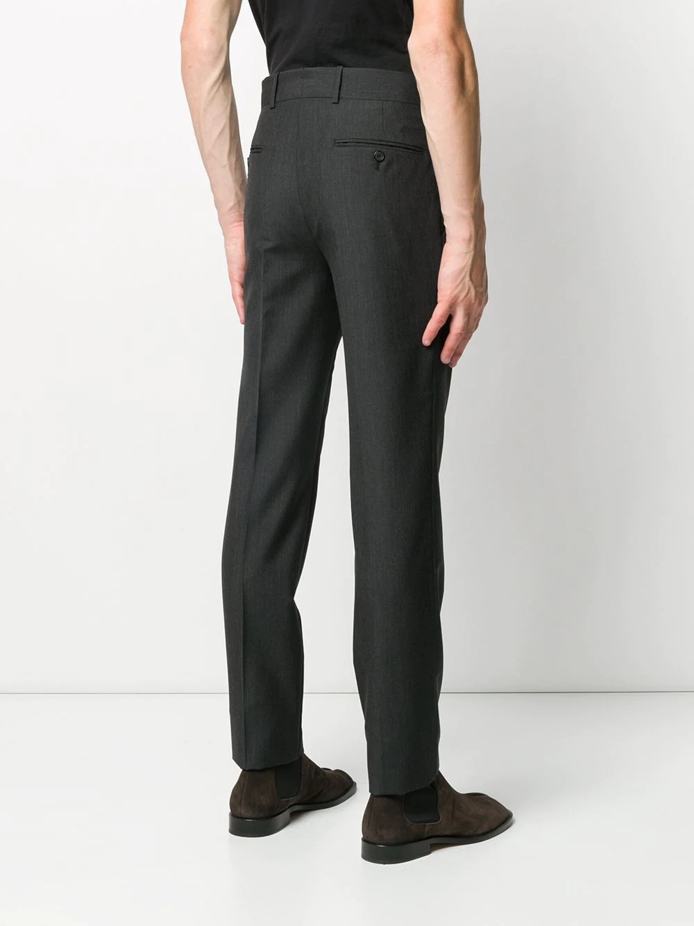 panelled tailored trousers - 4