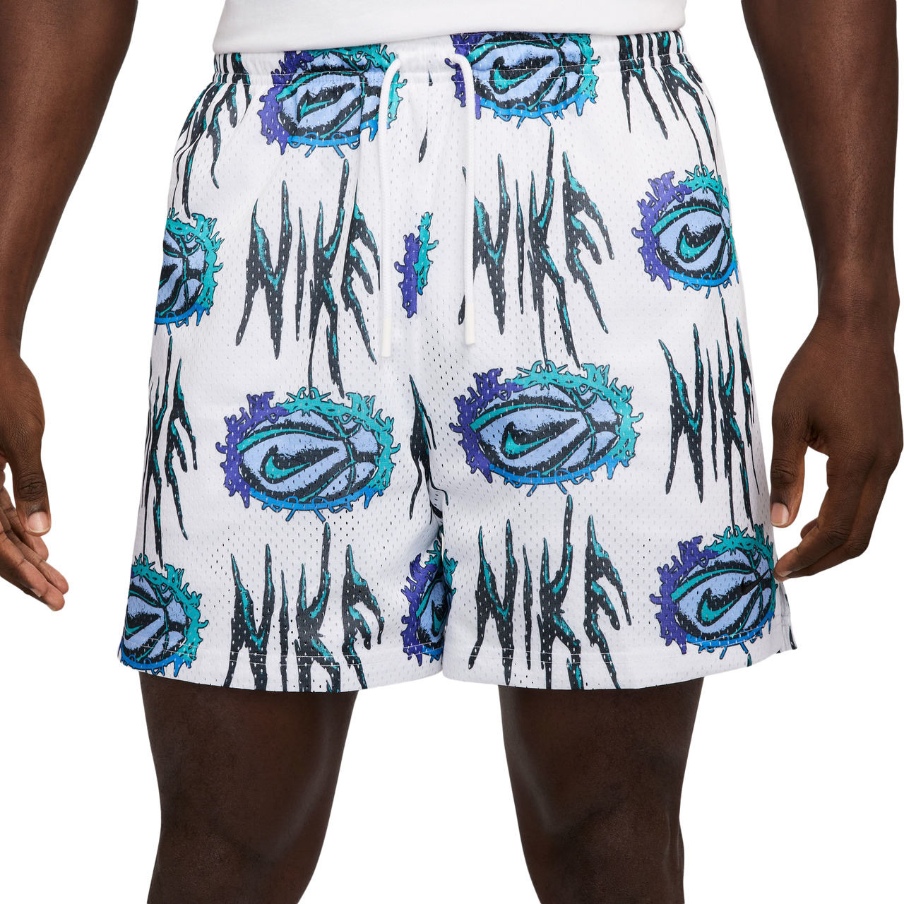 Nike Mens Nike Dri-Fit Practice Mesh 5" Short - 1