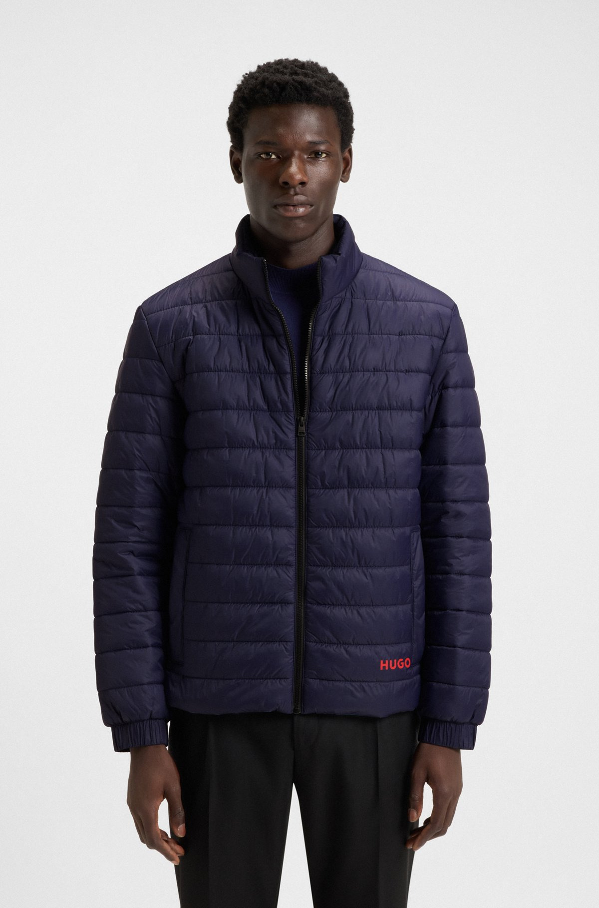 LIGHTWEIGHT WATER-REPELLENT JACKET WITH RED LOGO - 2