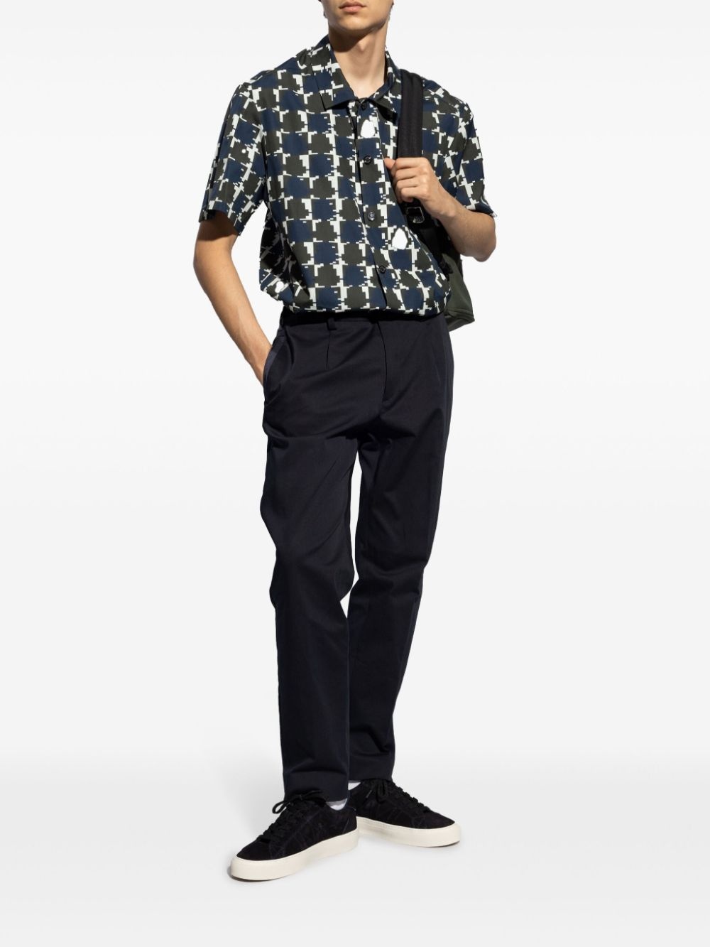 monogram cotton shirt - 2