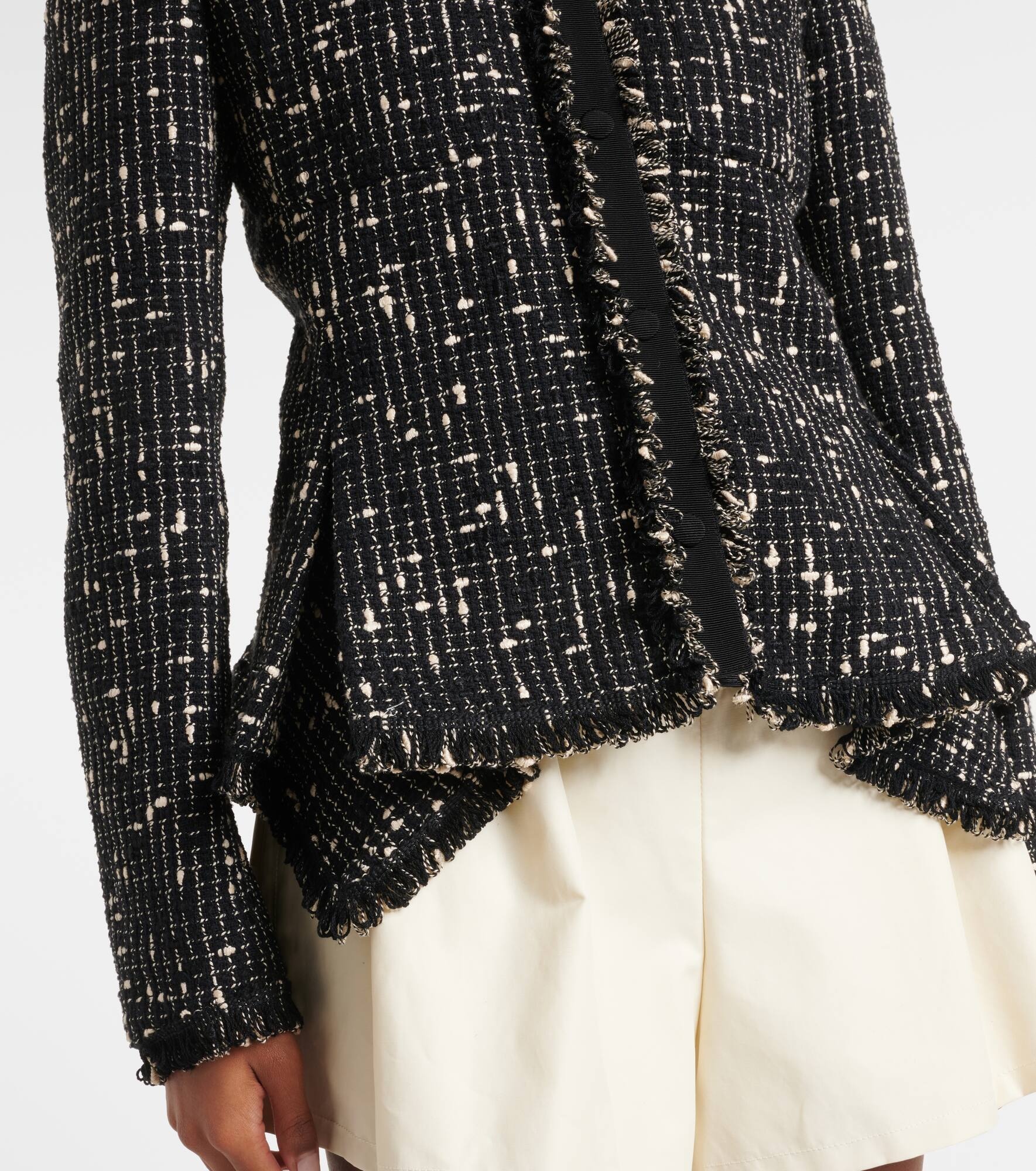 Verneuil peplum tweed jacket - 5