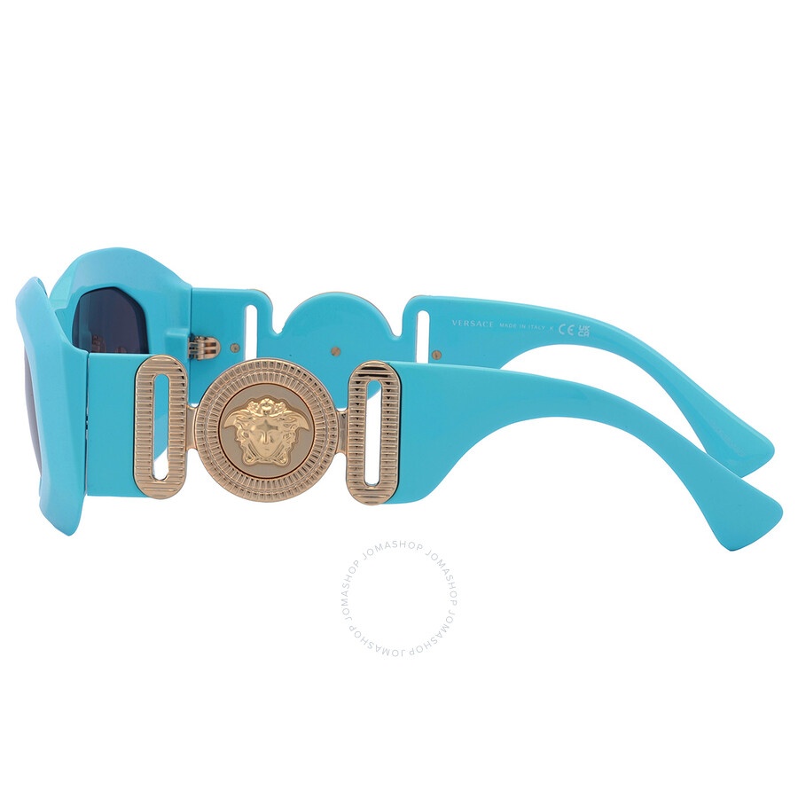 Versace Dark Grey Irregular Men's Sunglasses VE4425U 543987 53 - 4