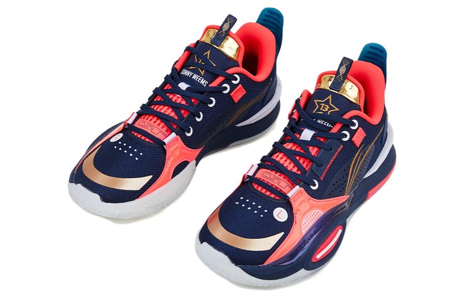 Li-Ning Wade All City 10 Low 'Dark Blue Red' ABAS009-25 - 4