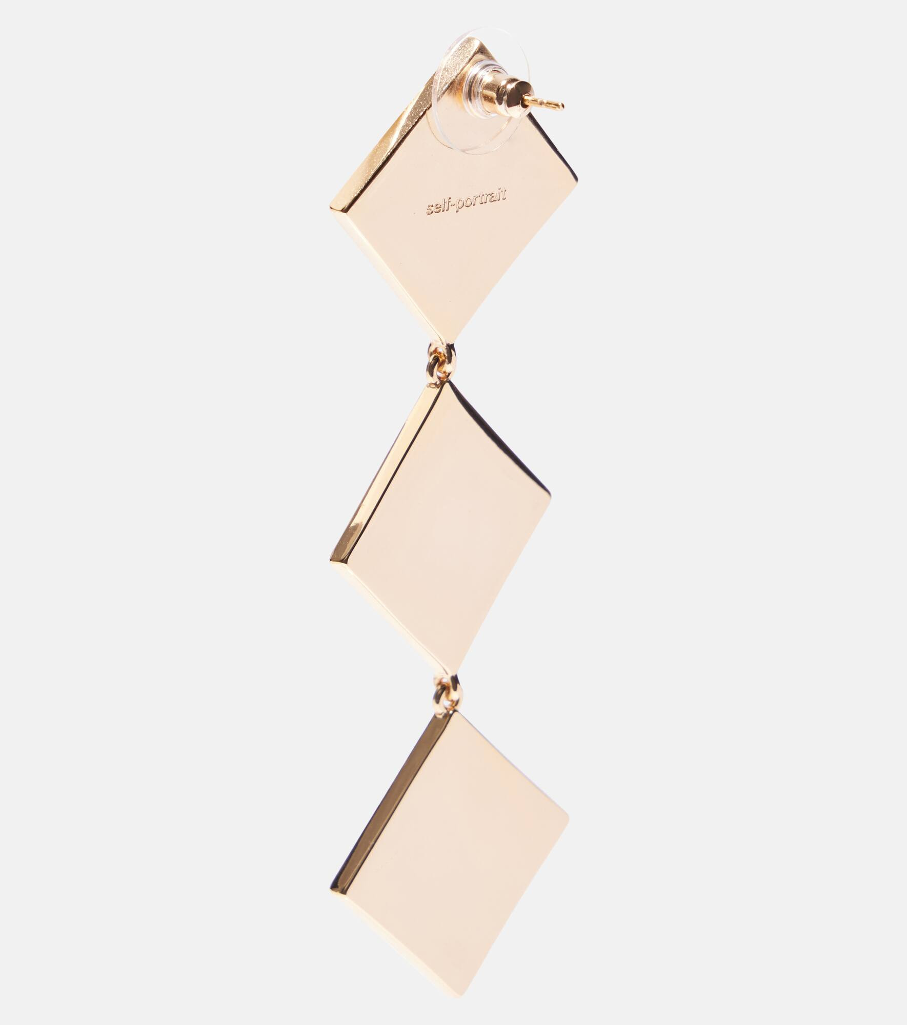 Crystal-embellished drop earrings - 5