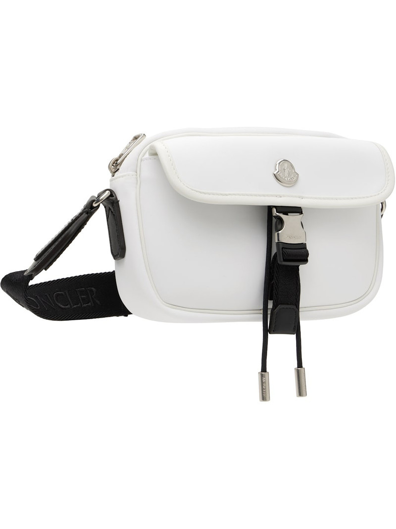 Moncler White New Trick Cross Body Pouch outlook