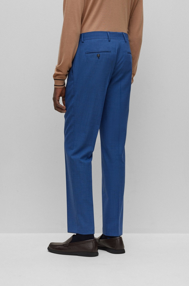 REGULAR-FIT SUIT IN MICRO-PATTERNED VIRGIN WOOL 8