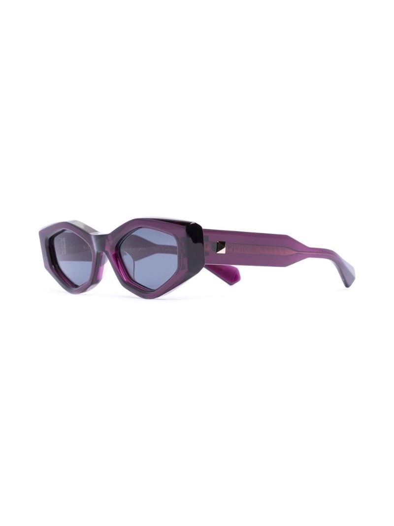 Rockstud irregular-frame sunglasses - 2