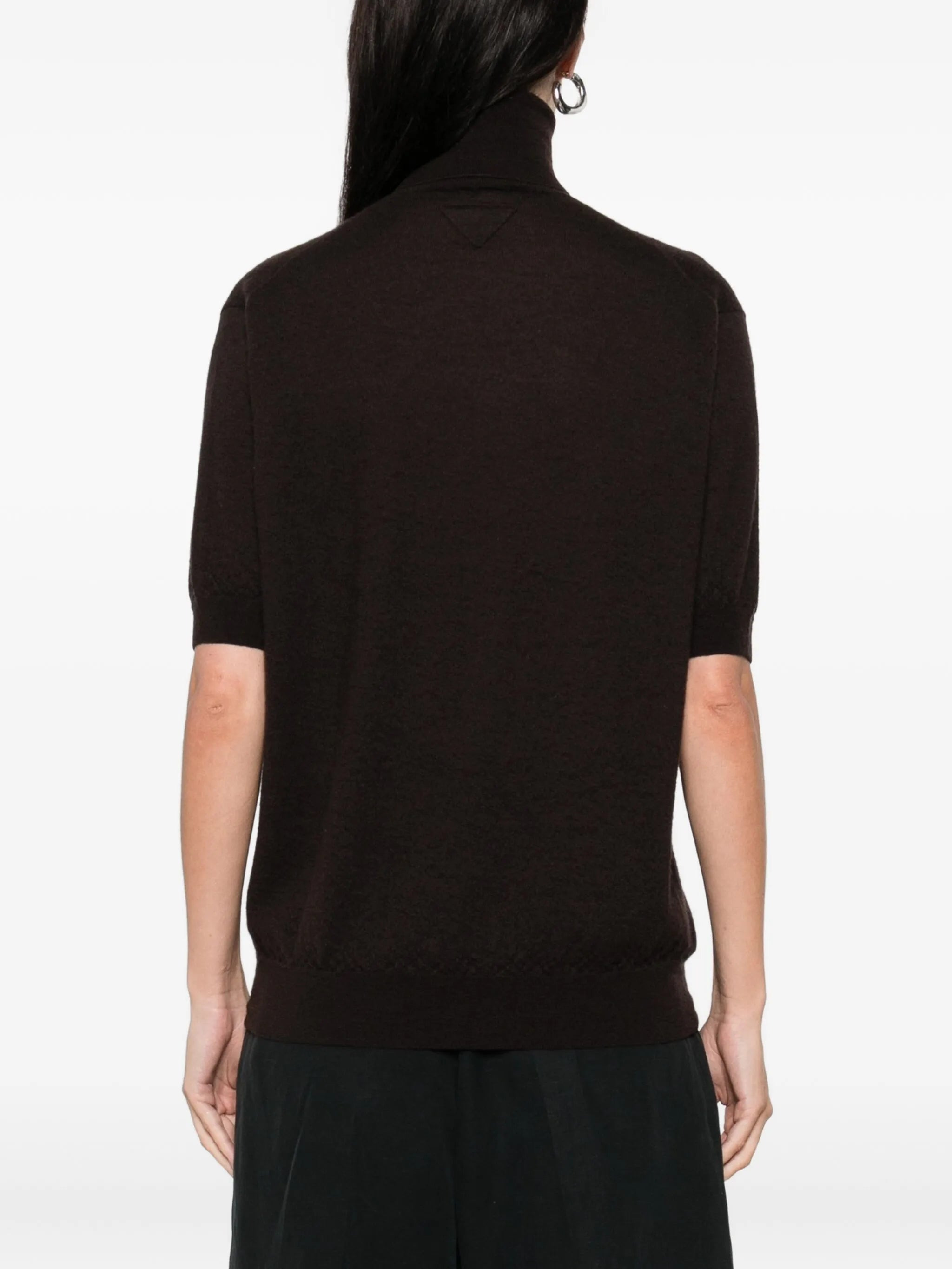 Prada Short-sleeved Roll-neck Top - 4