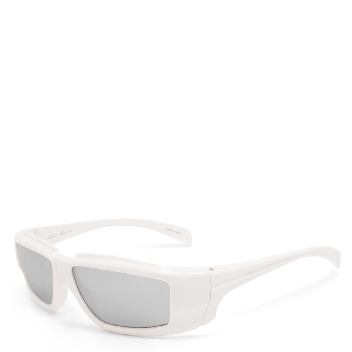 Cream Frame Silver Lens Sunglasses  in Cream - 2