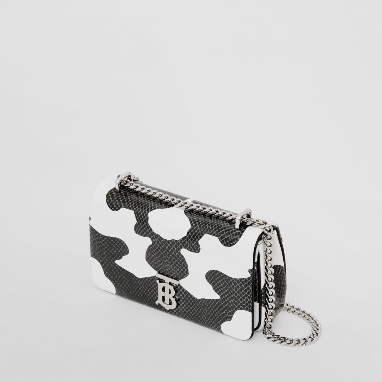 Small Cow Print Embossed Leather Lola Bag - 4