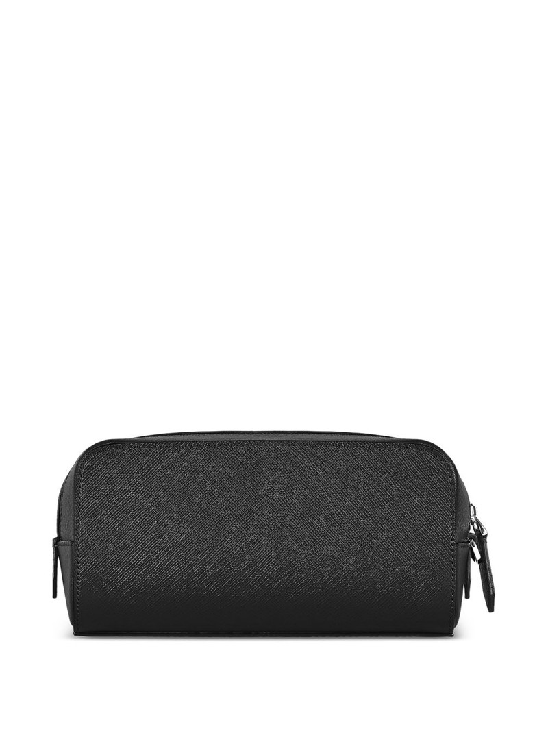 Montblanc embossed ring leather shoulder bag outlook