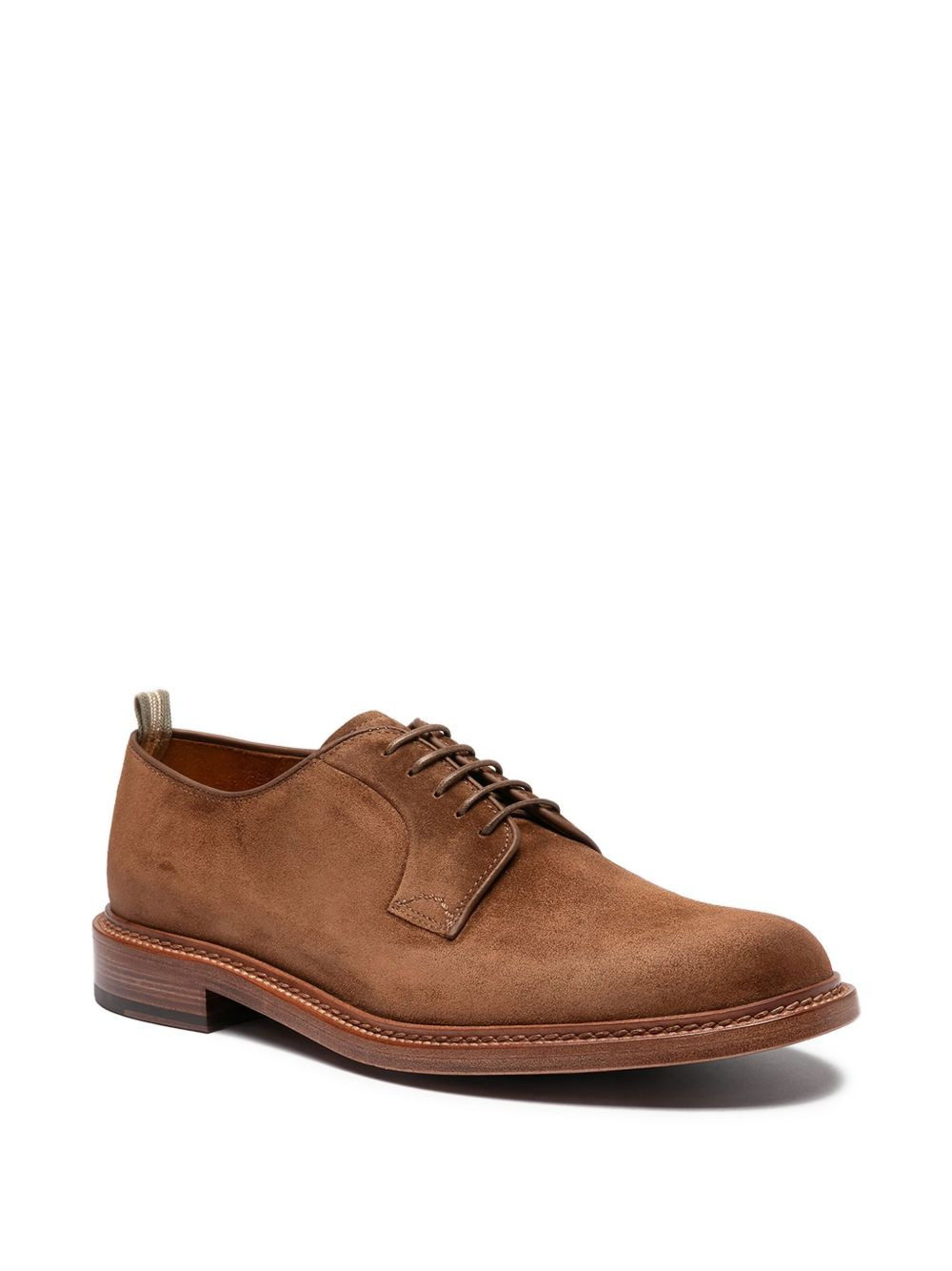suede derby shoes - 2