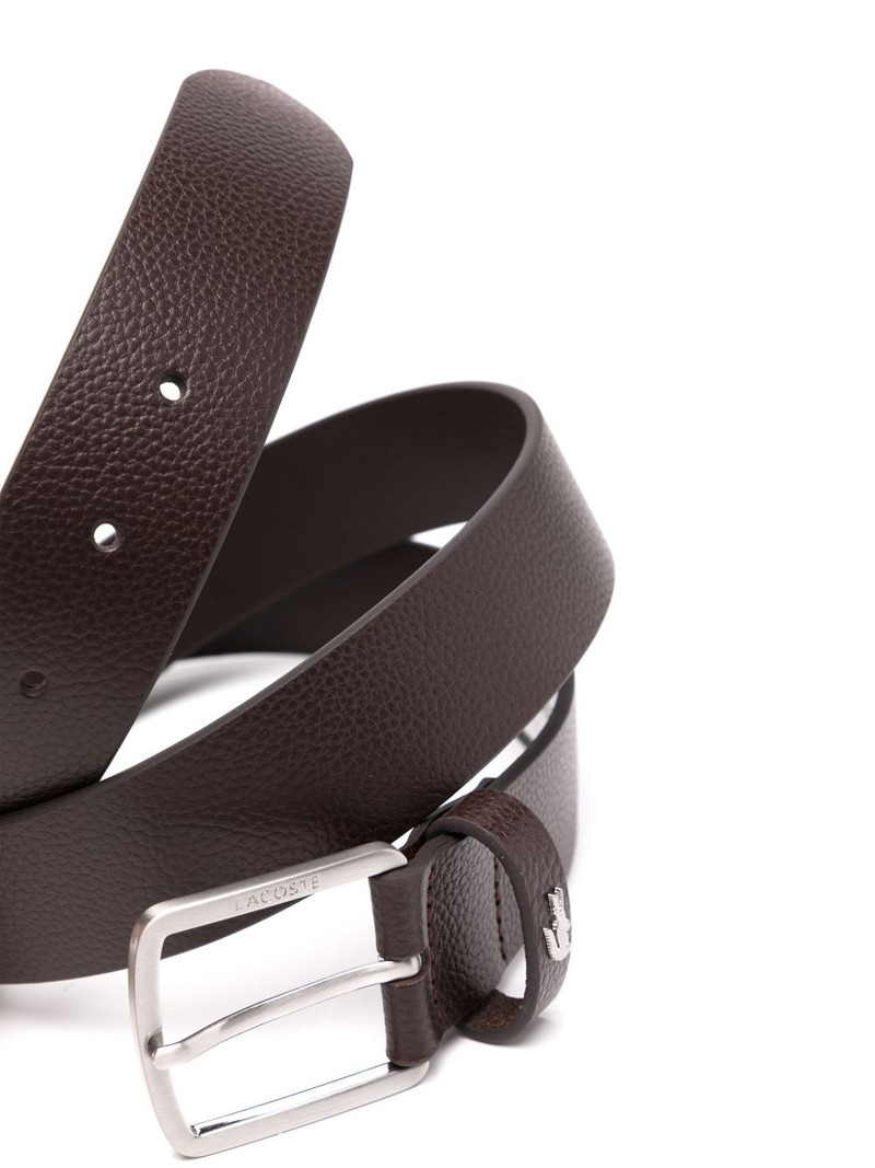 LACOSTE grained leather belt outlook