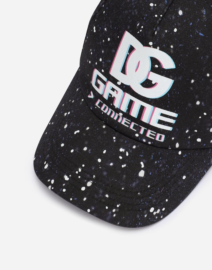 Cotton baseball cap with DG Game print - 2