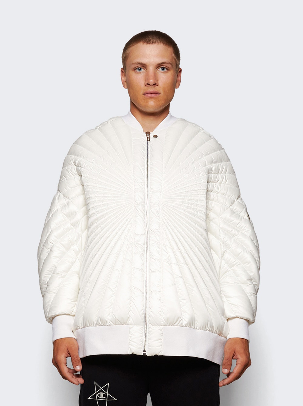 X Moncler Woven Radiance Peter Jacket Milk - 2