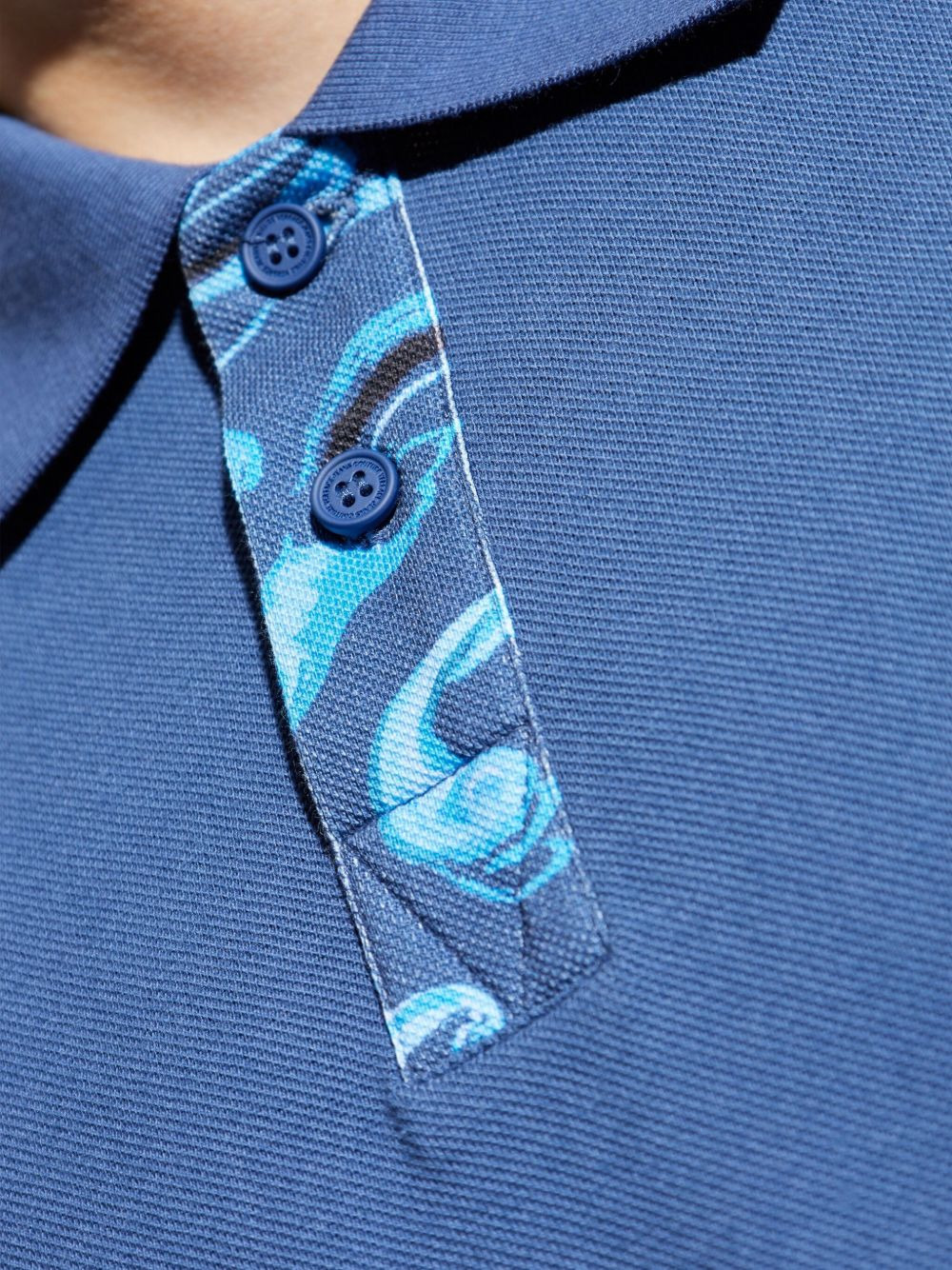 Baroque-print polo shirt - 5