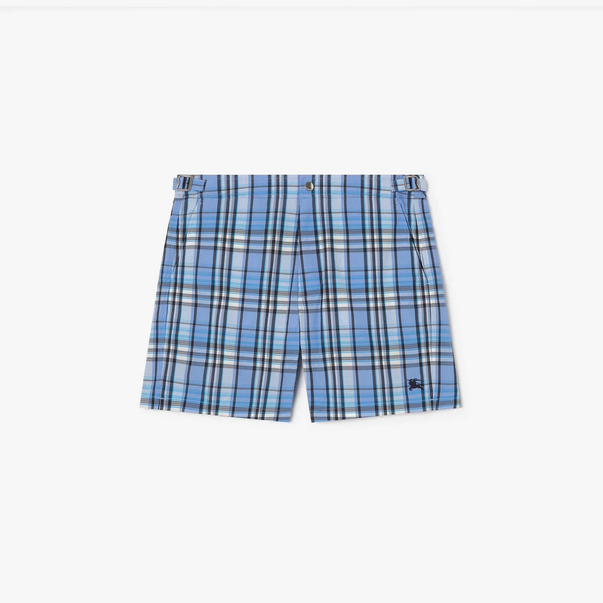 Check Seersucker Swim Shorts - 1