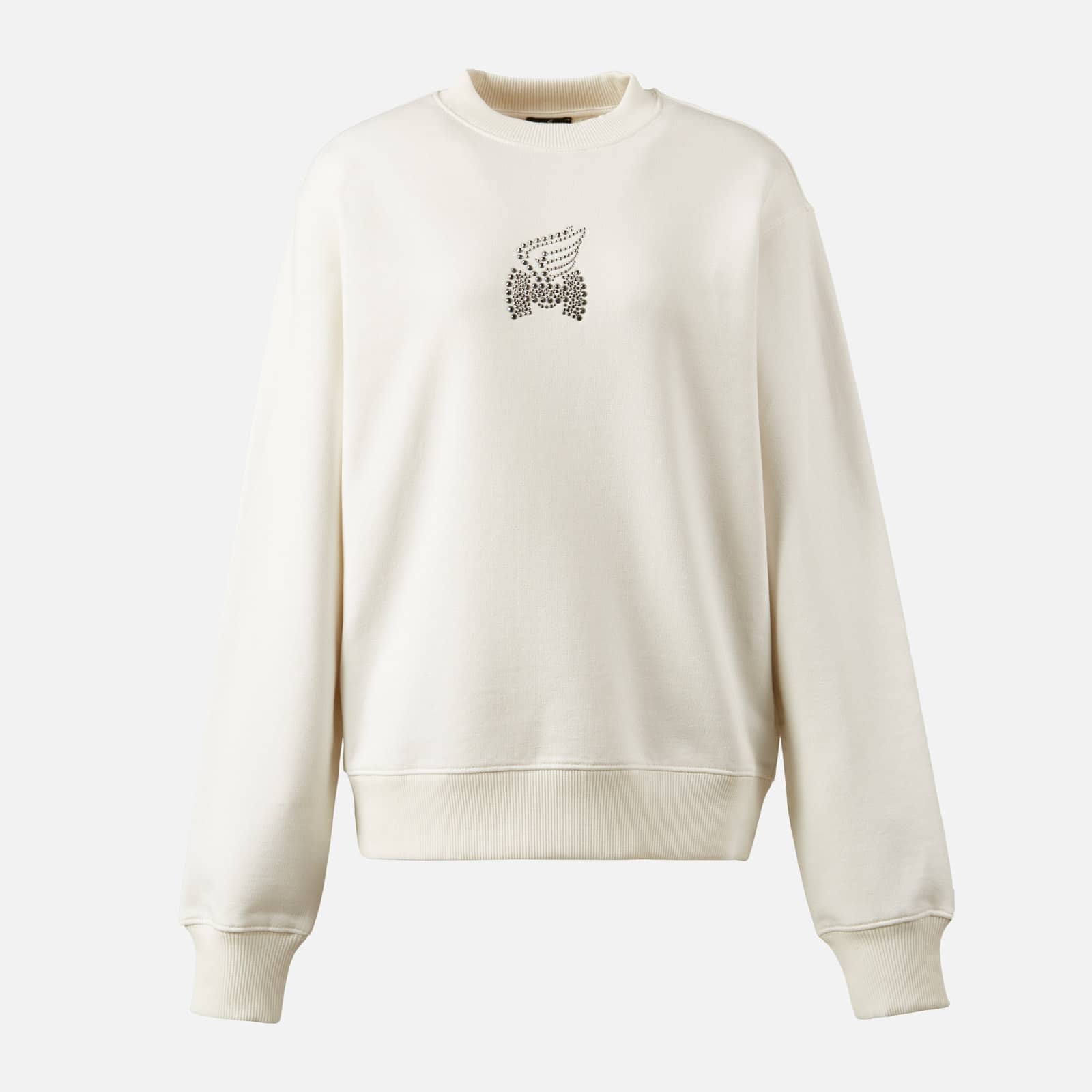Round Neck Sweatshirt White - 1