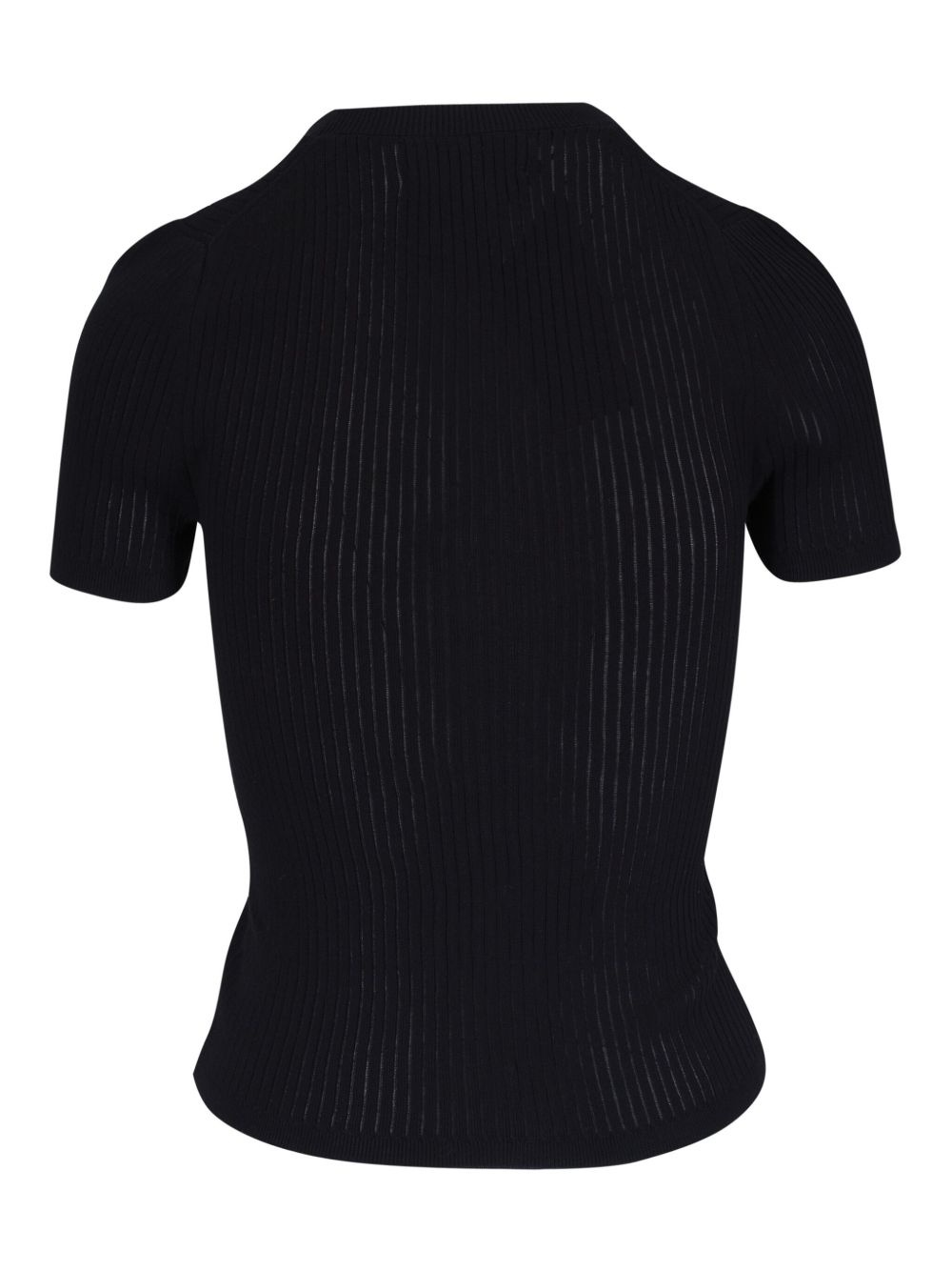 ribbed T-shirt - 2