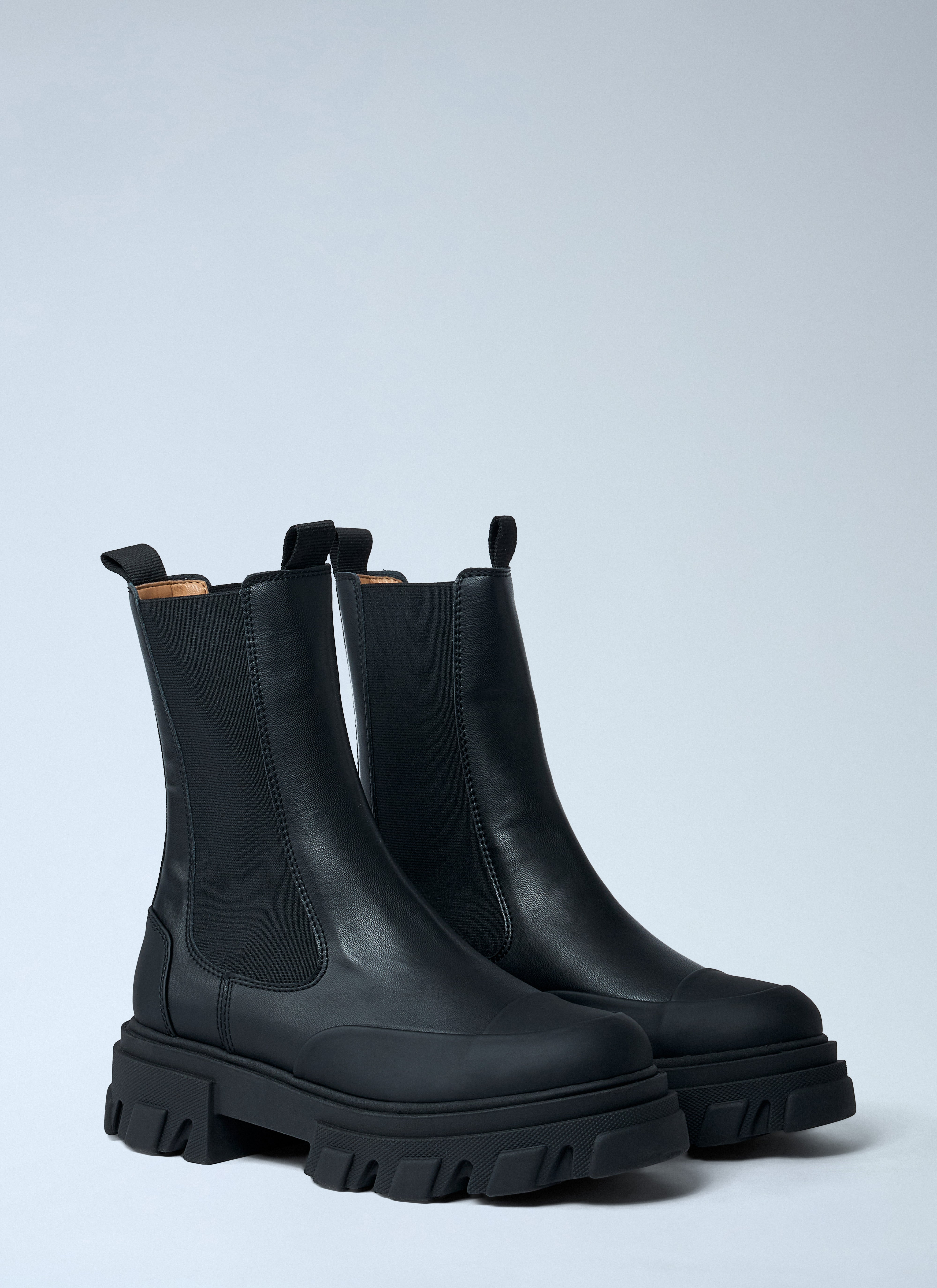 Ganni Women Cleated Mid Chelsea Boot - 2
