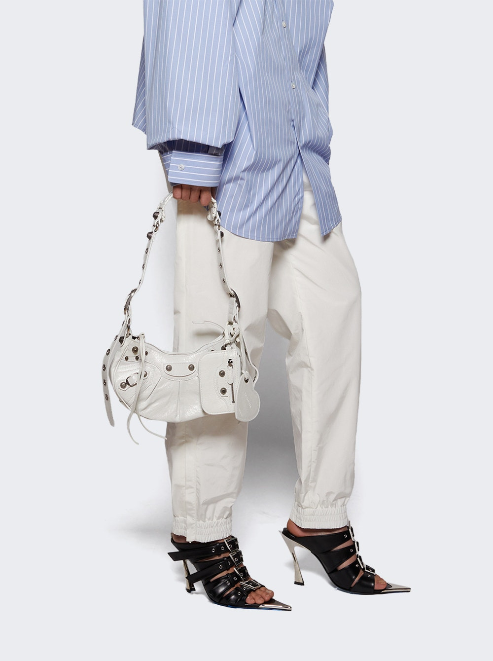 Le Cagole Shoulder Bag Xs Optic White - 2