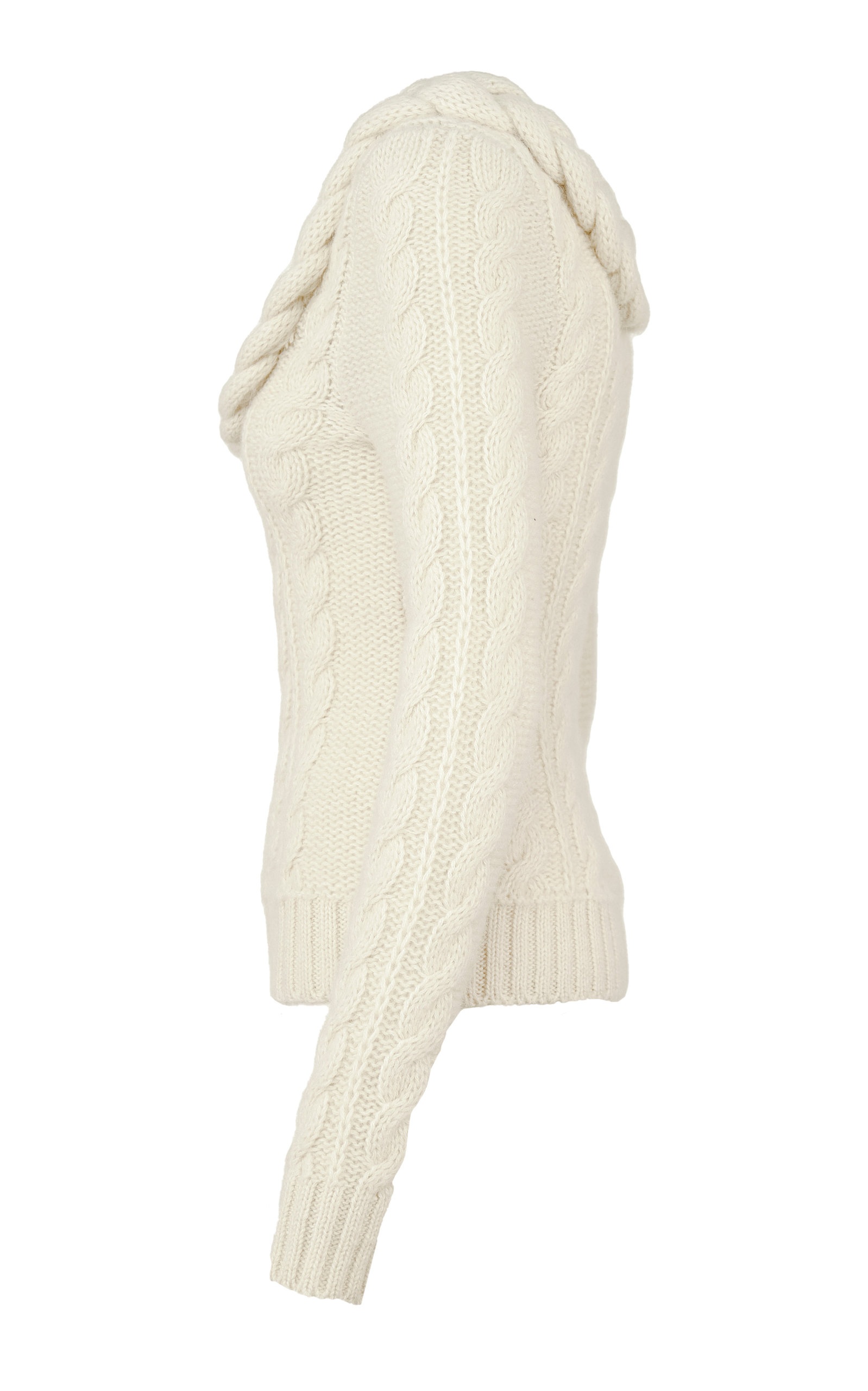 Revelation Cable-Knit Sweater white - 6