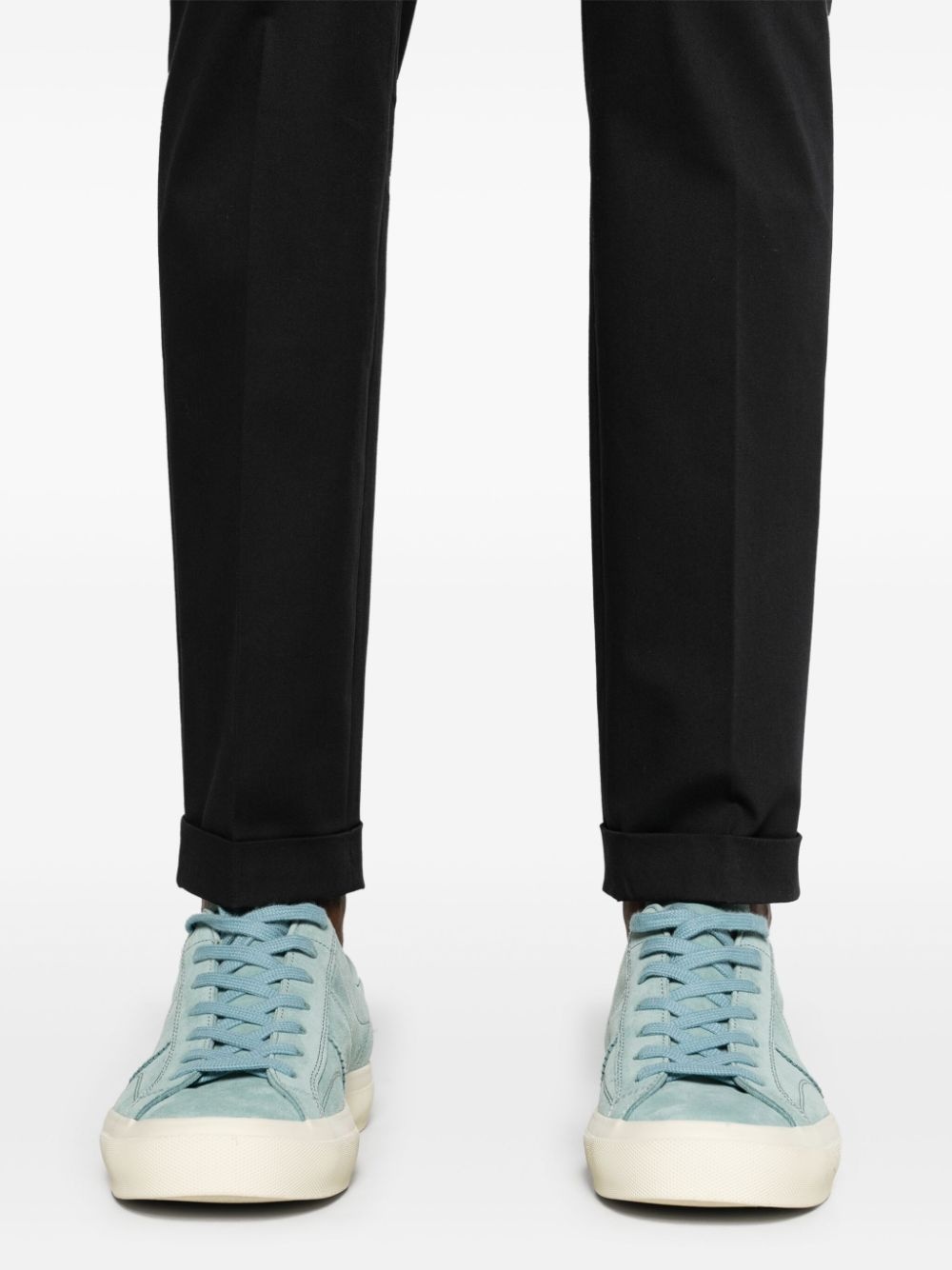mid-rise tapered chinos - 5